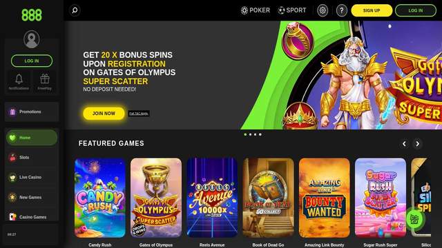 888sport casino screenshot